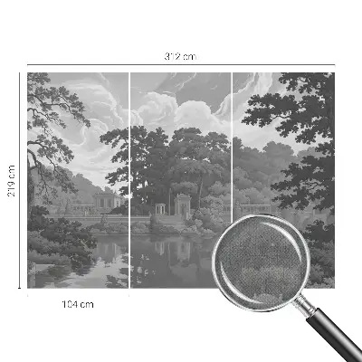 Papier peint photographique sur tissu non tissé paysage naturel