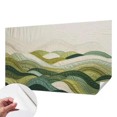 Papier peint intissé Collines de tissu
