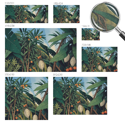 Papier peint panoramique pas cher Tropická džungľa