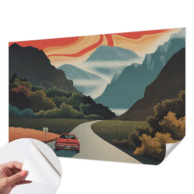 Papier peint panoramique adhésif Horské dobrodružstvo