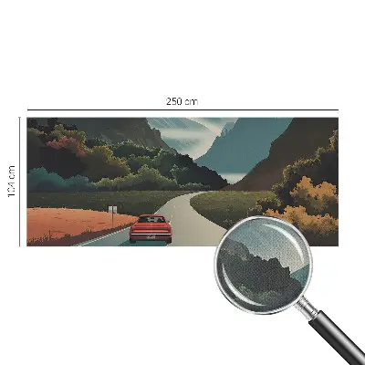 Papier peint photo grand format pour le mur aventure en montagne
