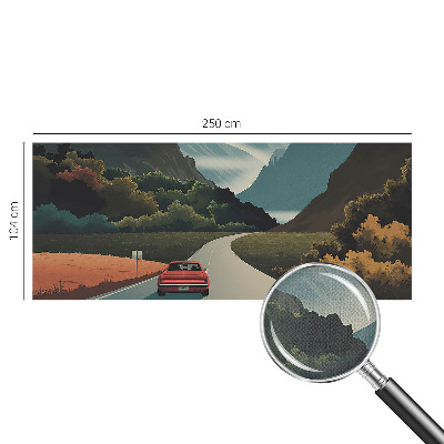 Papier peint panoramique adhésif Horské dobrodružstvo