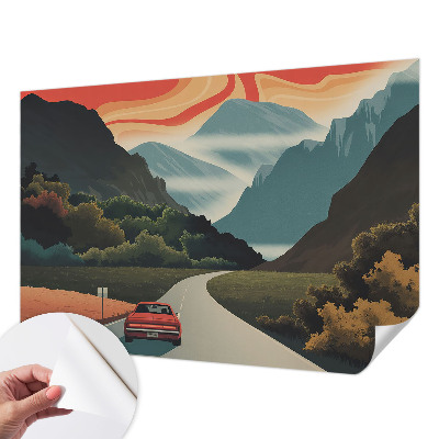 Papier peint panoramique adhésif Horské dobrodružstvo