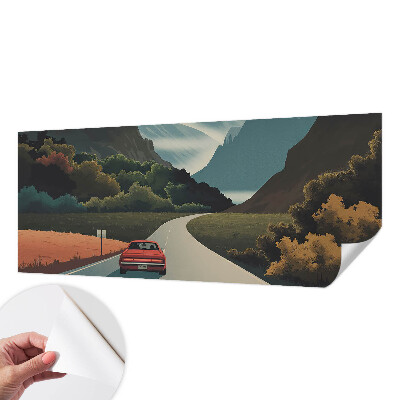 Papier peint panoramique adhésif Horské dobrodružstvo