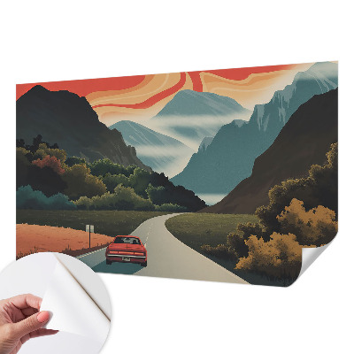 Papier peint panoramique adhésif Horské dobrodružstvo