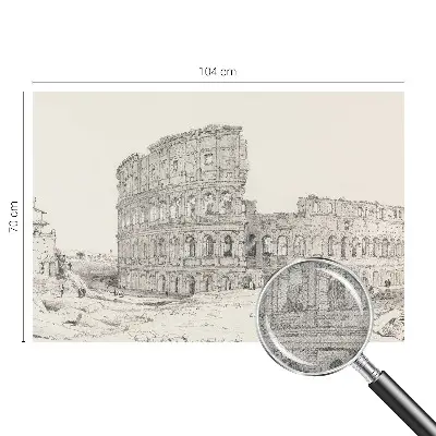 Papier peint photographique sur tissu non tissé ruines antiques