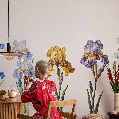 Papier peint tendance salon Kvety kosatcov