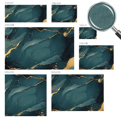 Papier peint photo imprimé sur tissu non tissé abstraction bleu foncé