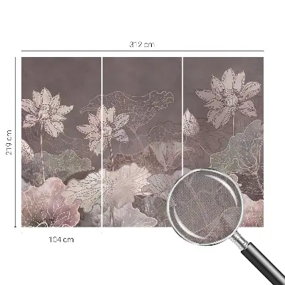 Papier peint photographique sur tissu non tissé Botanique paisible