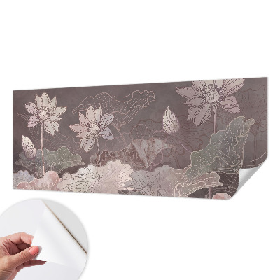 Déco papier peint salon Pokojná botanika