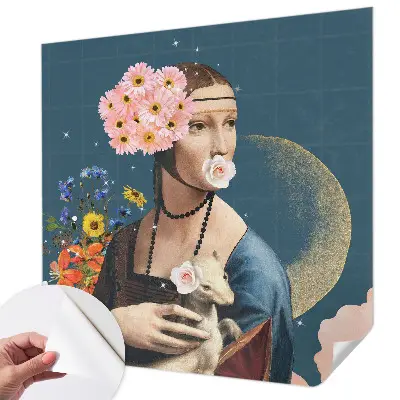 Papier peint intissé imprimé élégance florale