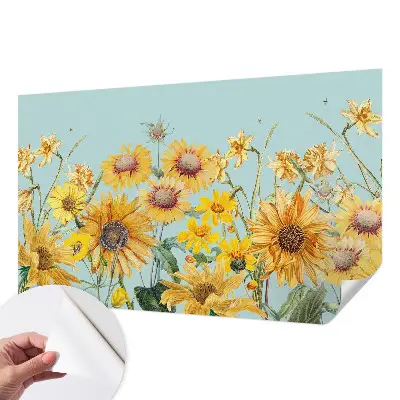 Papier peint photo grand format pour le mur jardin d'été