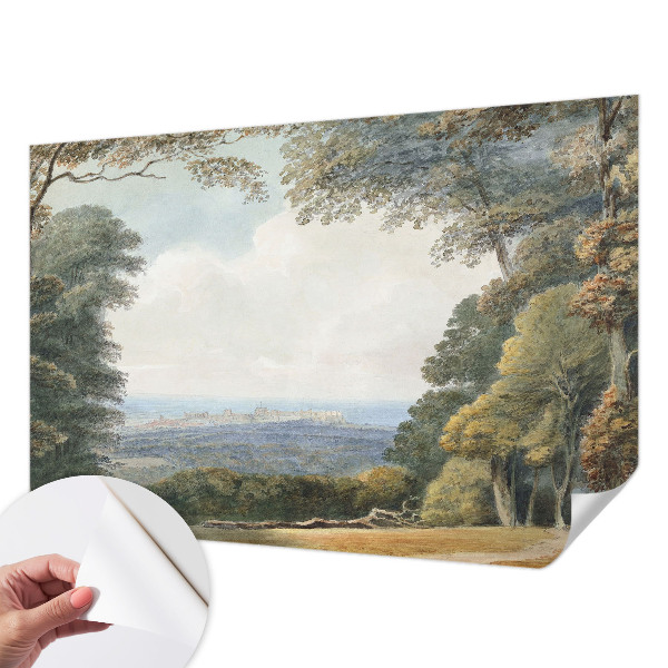 Papier peint chambre adulte cocooning Zalesnená krajina