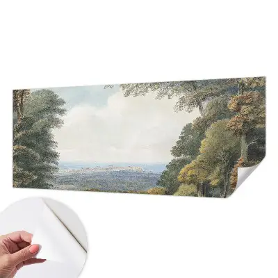 Papier peint photographique intissé paysage boisé