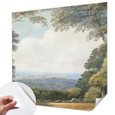 Papier peint photographique intissé paysage boisé