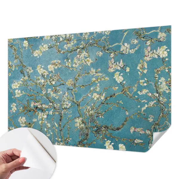 Papier peint photo sur tissu non tissé branches fleuries