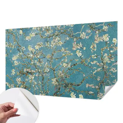 Papier peint photo sur tissu non tissé branches fleuries