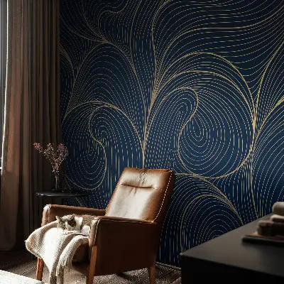 Papier peint photographique sur tissu non tissé Motif ondulé
