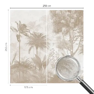 Papier peint photo grand format pour le mur paysage tropical