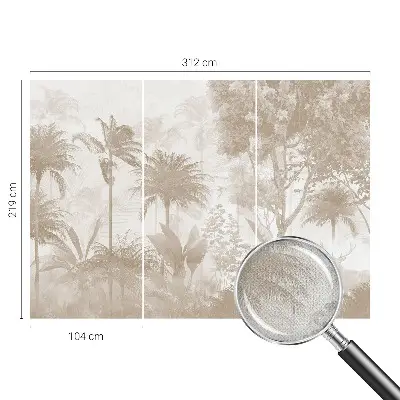 Papier peint photo grand format pour le mur paysage tropical