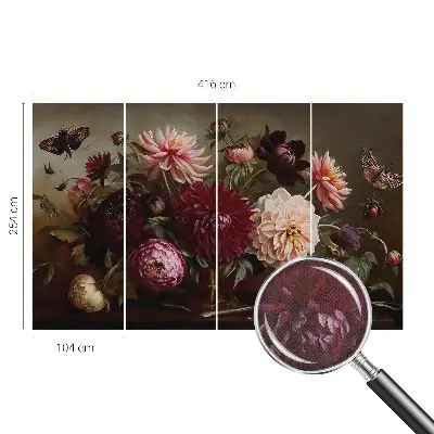 Papier peint intissé majesté florale