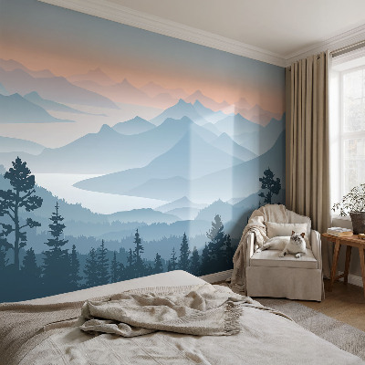 Papier peint chambre garçon Horská panoráma