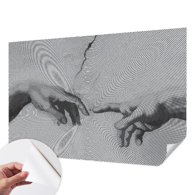 Papier peint tendance chambre adulte Hypnotické ruky