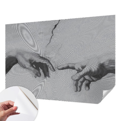 Papier peint tendance chambre adulte Hypnotické ruky