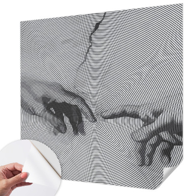 Papier peint tendance chambre adulte Hypnotické ruky
