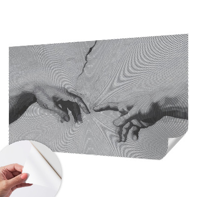 Papier peint tendance chambre adulte Hypnotické ruky