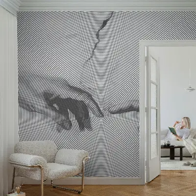Papier peint photographique intissé mains hypnotiques