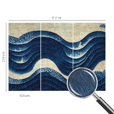 Papier peint chambre parentale Oceánske formy