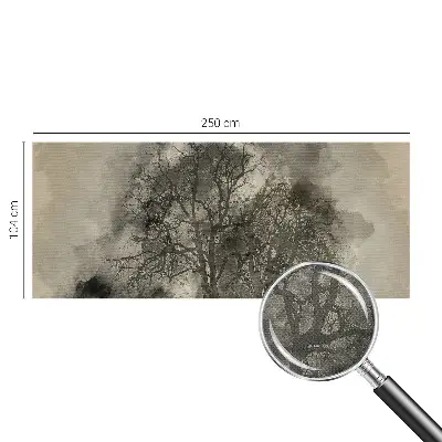 Papier peint photographique sur tissu non tissé Arbres mystérieux
