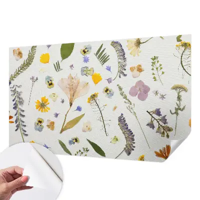 Papier peint photographique intissé fleurs printanières