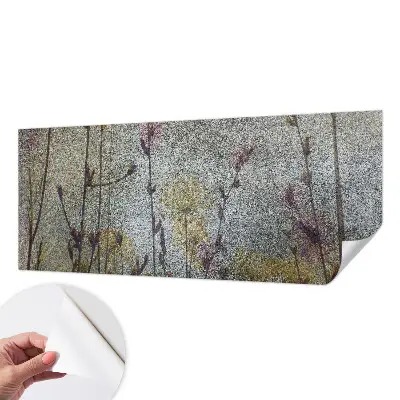 Papier peint photo sur tissu non tissé fleurs sauvages