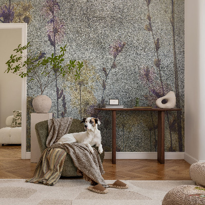 Papier peint tendance salon Divoké kvety