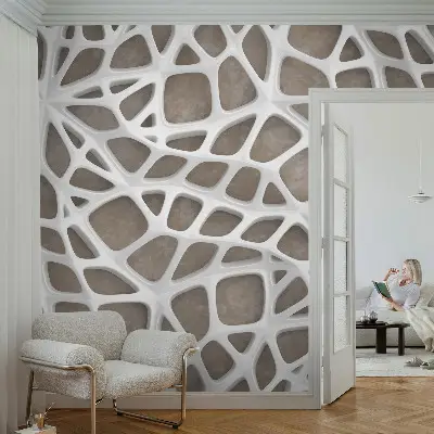 Papier peint photo grand format pour le mur Filet de dentelle