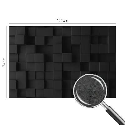 Papier peint photographique sur tissu non tissé Cubes tridimensionnels
