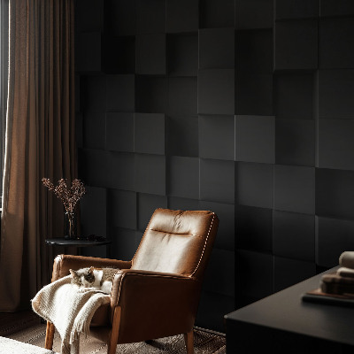 Déco papier peint salon Trojrozmerné kocky