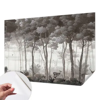 Papier peint photographique intissé magie de la forêt