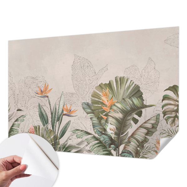 Papier peint chambre ado Tropické kvety