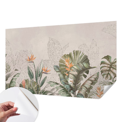 Papier peint chambre ado Tropické kvety