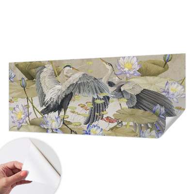 Papier peint chambre garçon Vtáky a ľalie