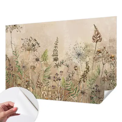Papier peint photo grand format pour le mur fleurs rustiques
