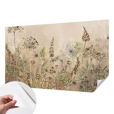 Papier peint photo grand format pour le mur fleurs rustiques