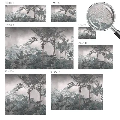 Papier peint photo sur tissu non tissé Nature exotique
