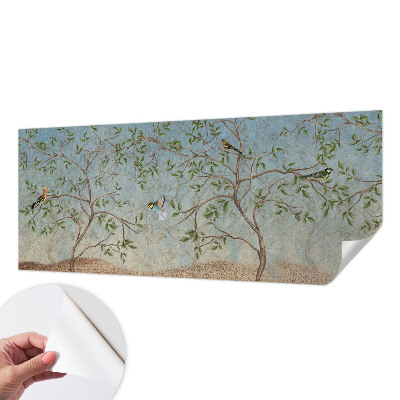 Papier peint tendance chambre adulte Vtáky v stromoch