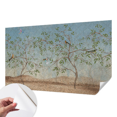 Papier peint tendance chambre adulte Vtáky v stromoch