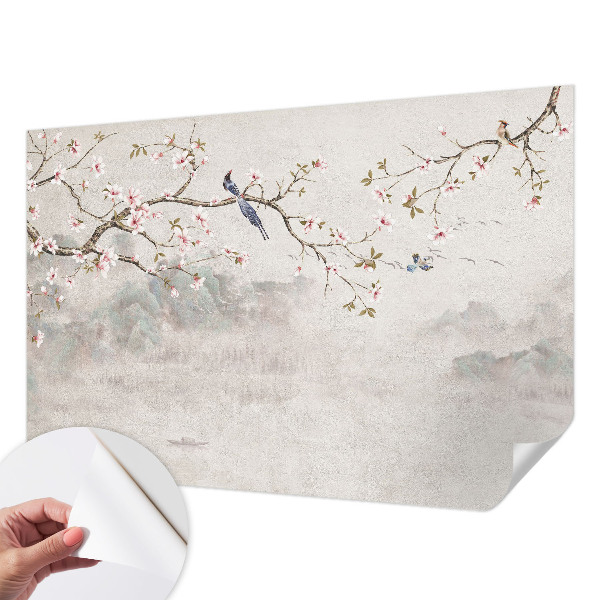 Papier peint tête de lit chambre adulte Orientálna krajina
