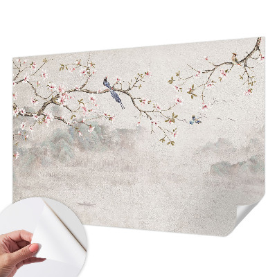 Papier peint tête de lit chambre adulte Orientálna krajina